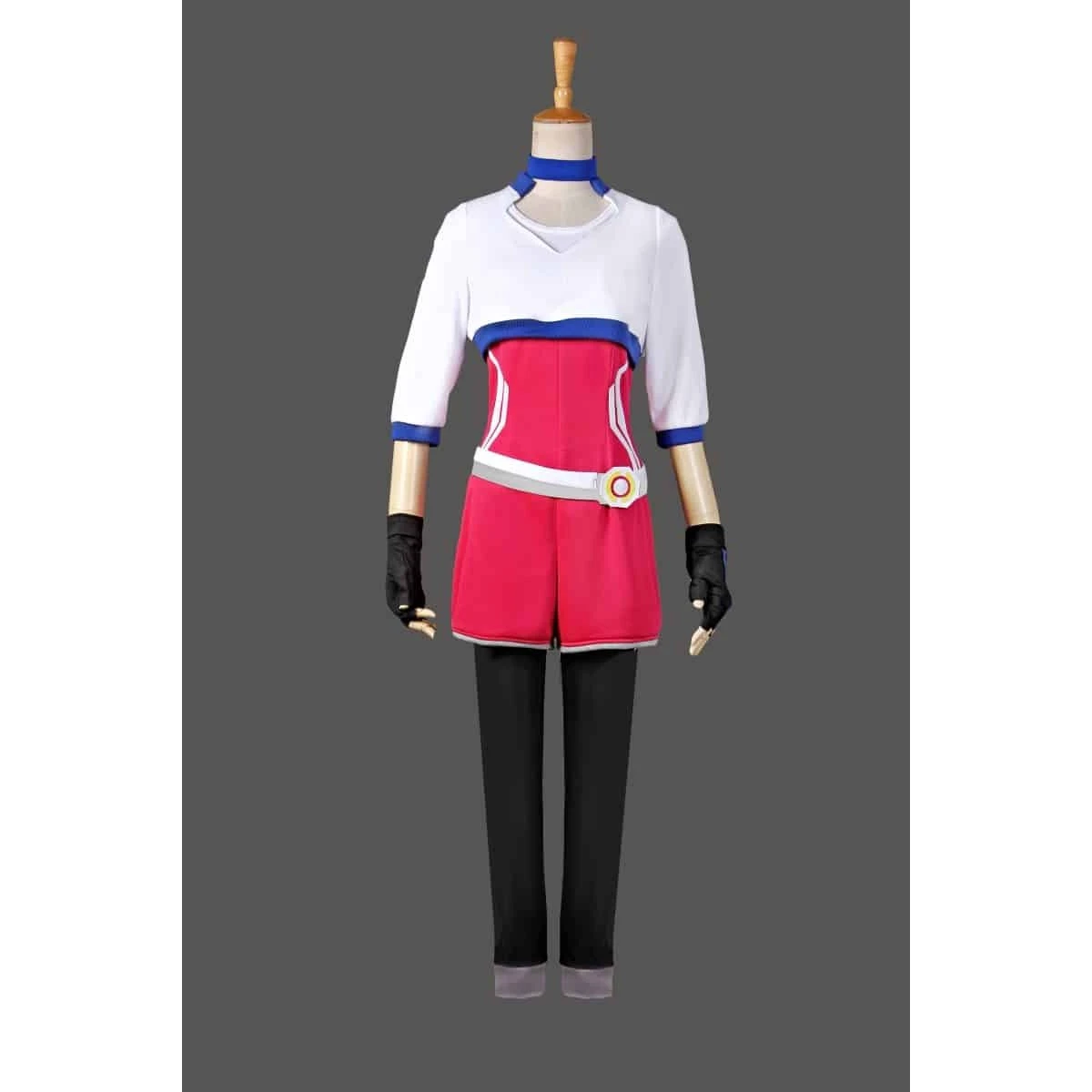 Pokemon Go Female Trainer Team Instinct Mystic Valor White Shirt Cosplay Costume 3 Pokemon Go Female Trainer Team Instinct Mystic Valor White Shirt Cosplay Costume