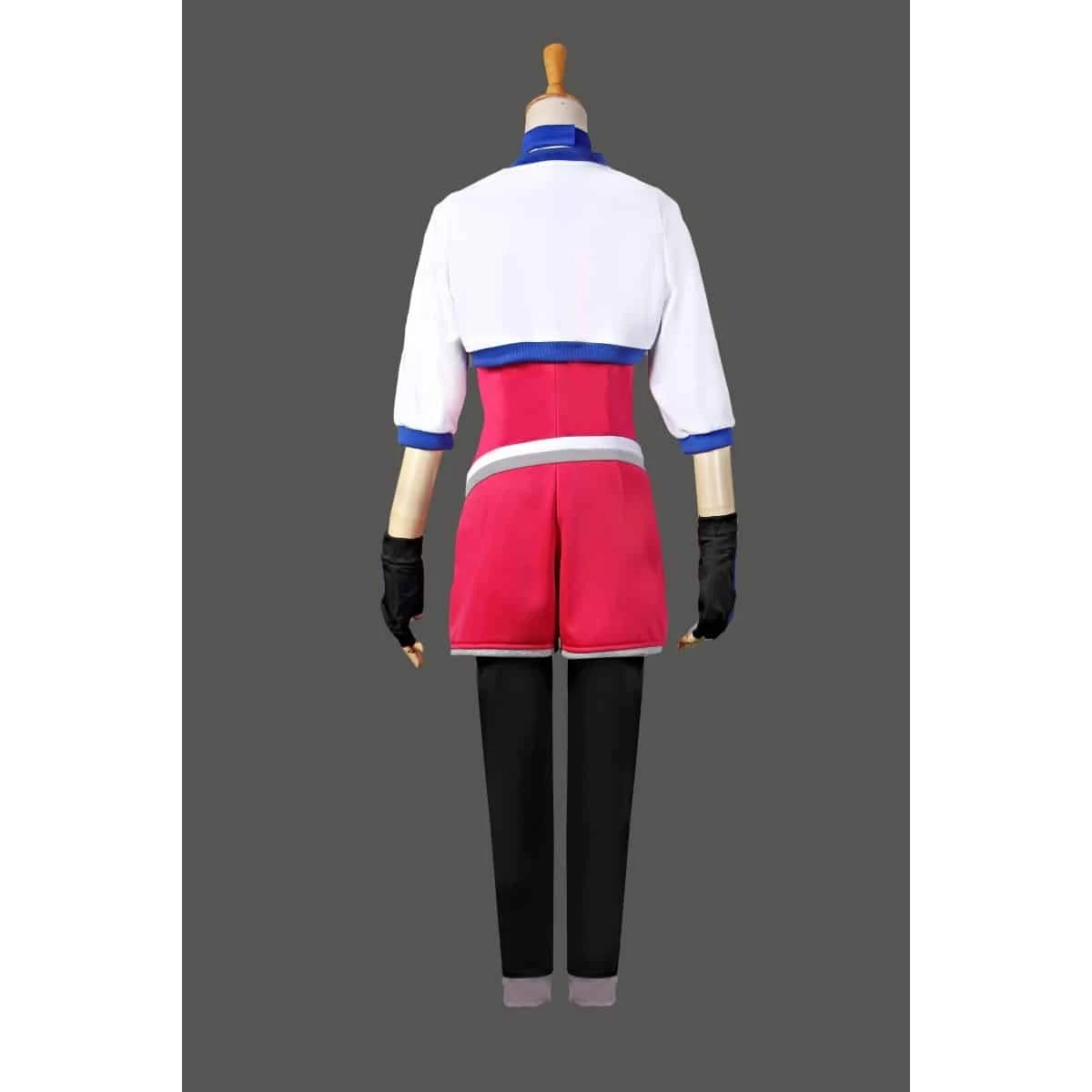Pokemon Go Female Trainer Team Instinct Mystic Valor White Shirt Cosplay Costume 4 Pokemon Go Female Trainer Team Instinct Mystic Valor White Shirt Cosplay Costume - Image 2