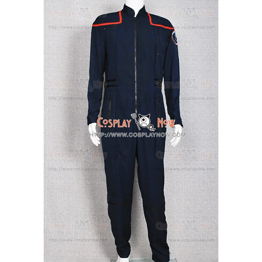 Star Trek Uniform Enterprise Commander Charles Jumpsuit Costume 3 Star Trek Uniform Enterprise Commander Charles Jumpsuit Costume