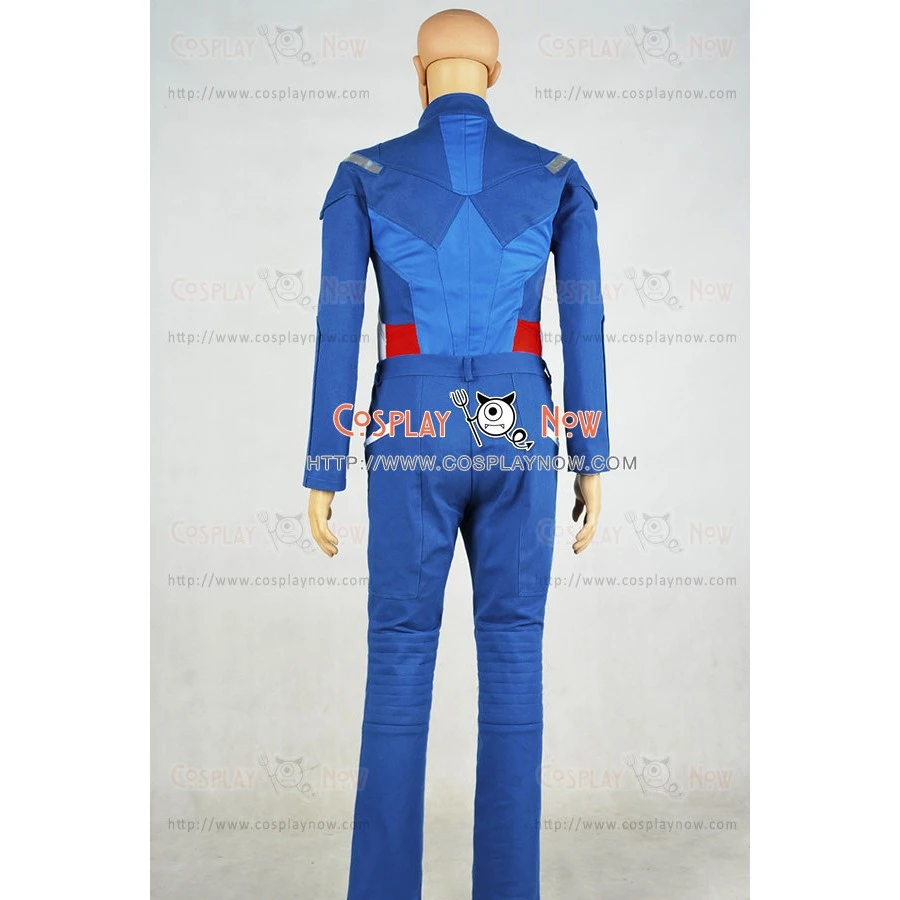 The Avengers Captain America Steve Rogers Uniform Cosplay Costume 14 The Avengers Captain America Steve Rogers Uniform Cosplay Costume - Image 12