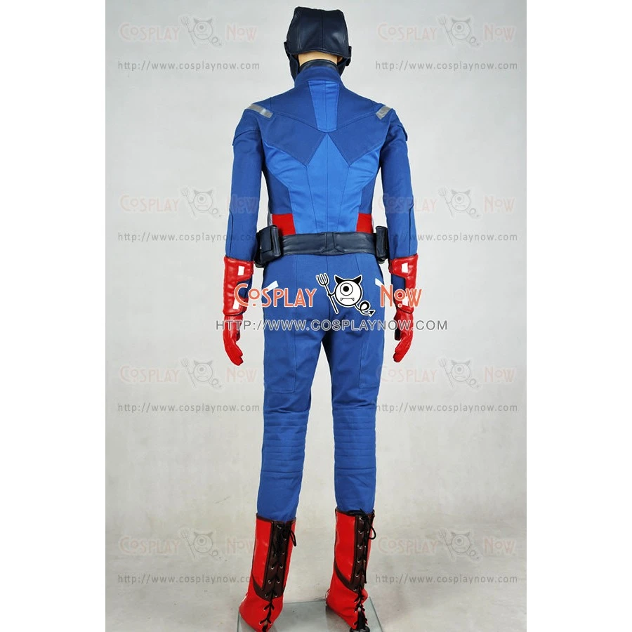 The Avengers Captain America Steve Rogers Uniform Cosplay Costume 8 The Avengers Captain America Steve Rogers Uniform Cosplay Costume - Image 6