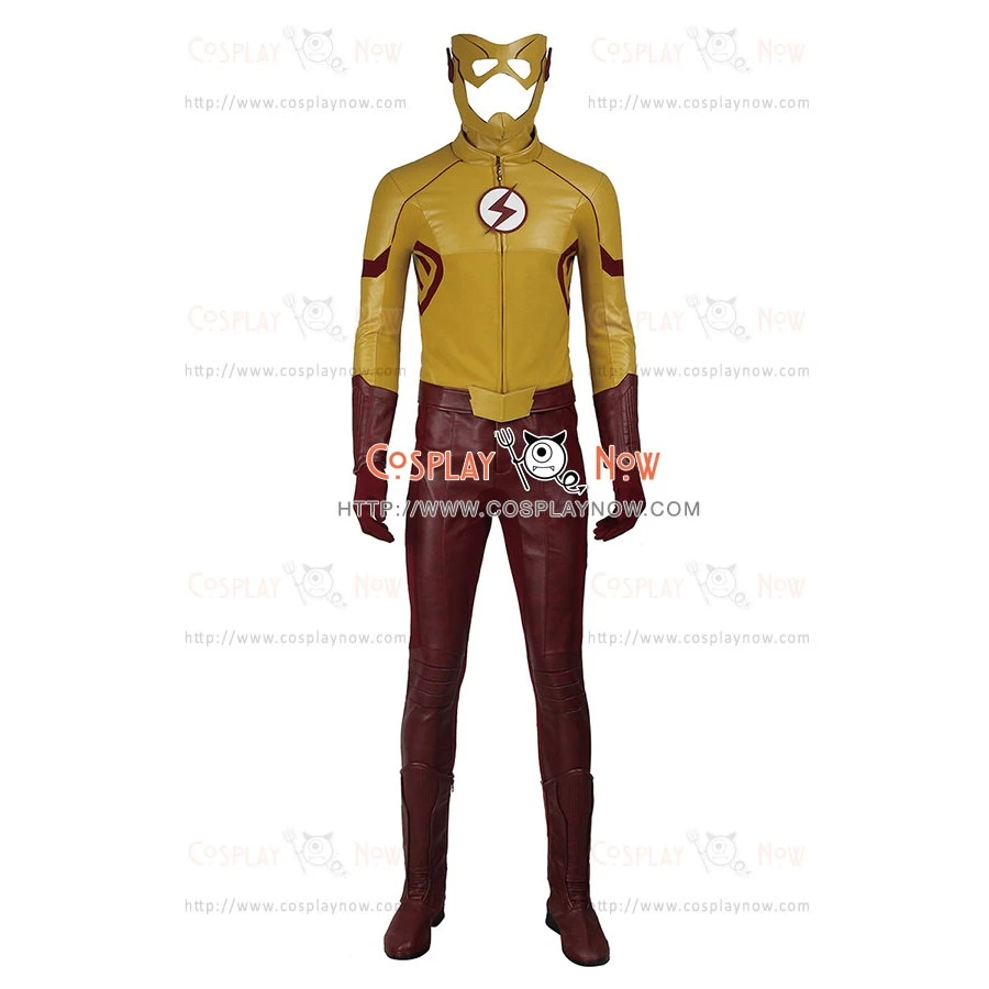 The Flash Season 3 Cosplay Kid Flash Costume 3 The Flash Season 3 Cosplay Kid Flash Costume