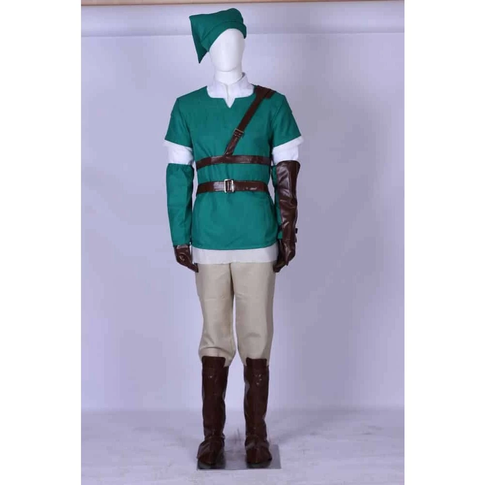 The Legend Of Zelda Link Cosplay Costume - 4 Edition 3 The Legend Of Zelda Link Cosplay Costume - 4 Edition