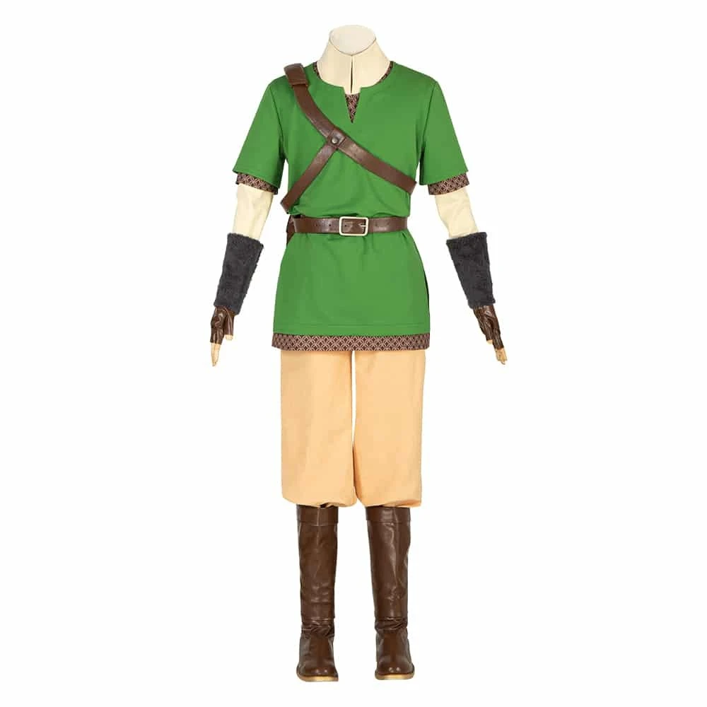 The Legend Of Zelda: Skyward Sword Link Cosplay Costume 4 The Legend Of Zelda: Skyward Sword Link Cosplay Costume - Image 2