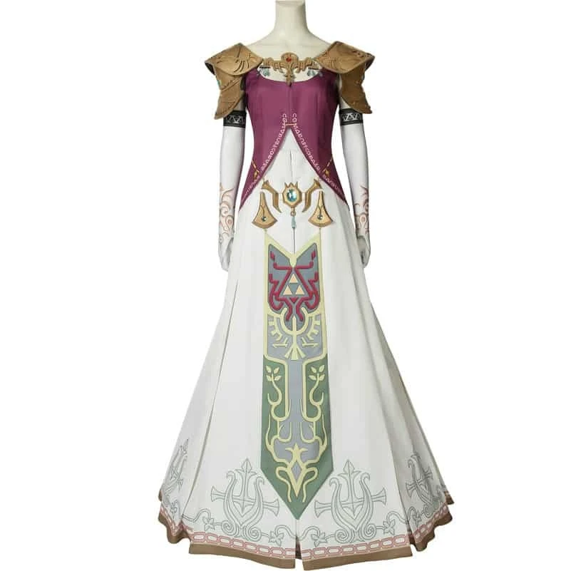 The Legend Of Zelda: Twilight Princess Princess Zelda Cosplay Costume 3 The Legend Of Zelda: Twilight Princess Princess Zelda Cosplay Costume