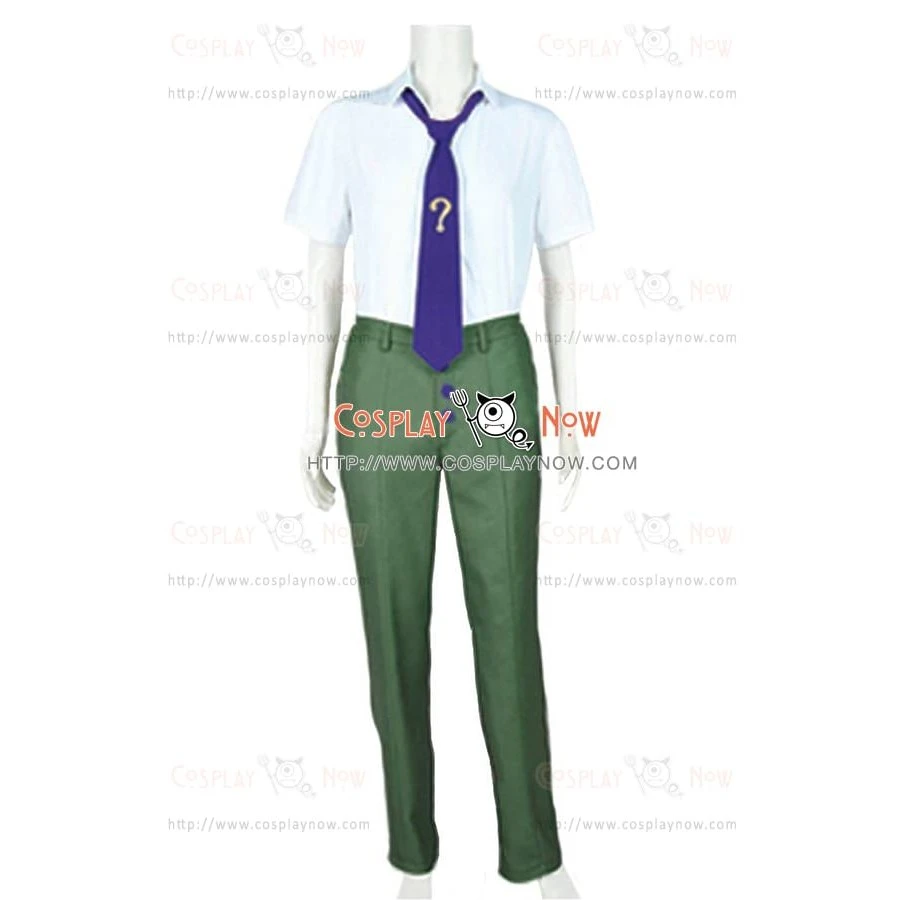 The Riddler Dr. Edward Nigma Costume For Batman Arkham City Cosplay 6 The Riddler Dr. Edward Nigma Costume For Batman Arkham City Cosplay - Image 4
