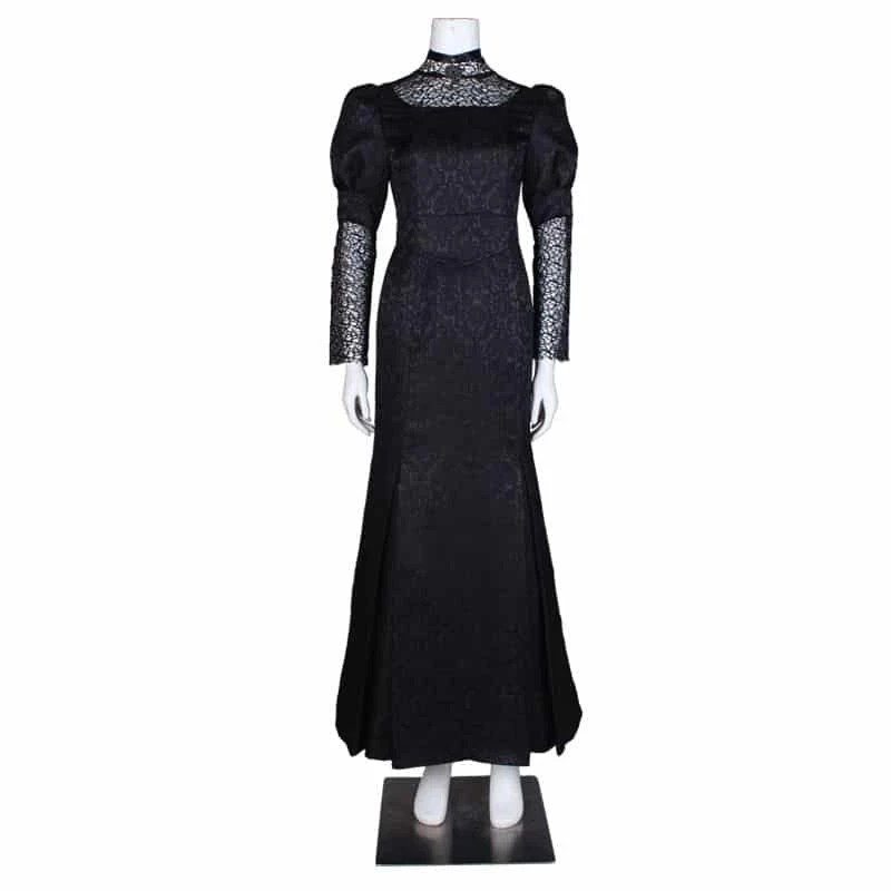 The Witcher 3: Wild Hunt Yennefer Black Dress Cosplay Costume 6 The Witcher 3: Wild Hunt Yennefer Black Dress Cosplay Costume - Image 4