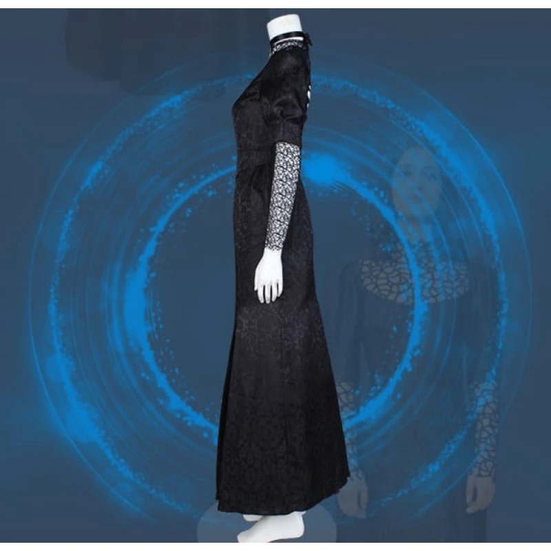 The Witcher 3: Wild Hunt Yennefer Black Dress Cosplay Costume 5 The Witcher 3: Wild Hunt Yennefer Black Dress Cosplay Costume - Image 3