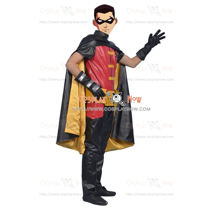 Tim Drake Robin Costume For Young Justice Cosplay 5 Tim Drake Robin Costume For Young Justice Cosplay - Image 3