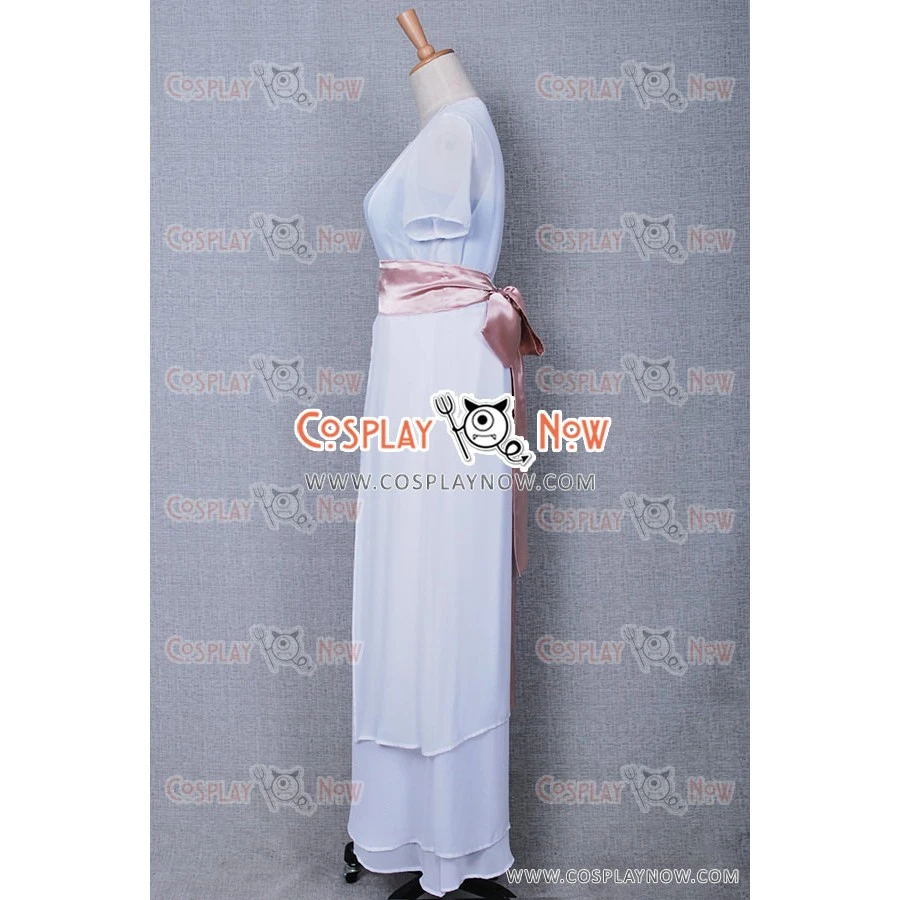 Titanic Rose Cosplay Costume White Dress 6 Titanic Rose Cosplay Costume White Dress - Image 4