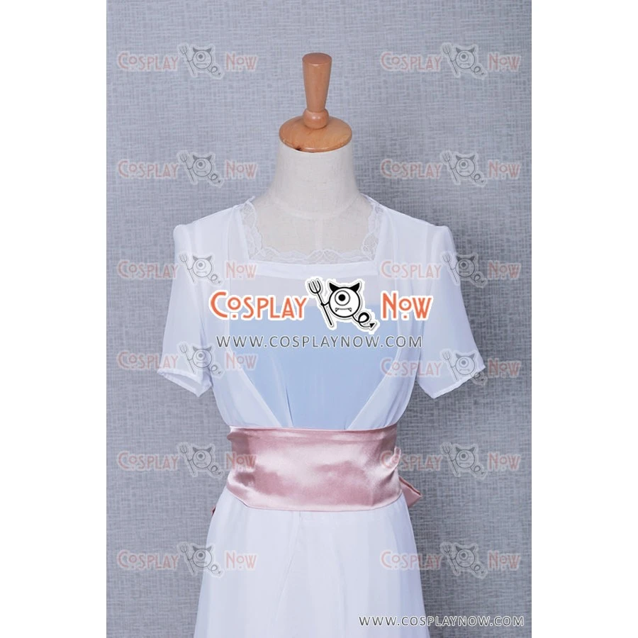 Titanic Rose Cosplay Costume White Dress 9 Titanic Rose Cosplay Costume White Dress - Image 7
