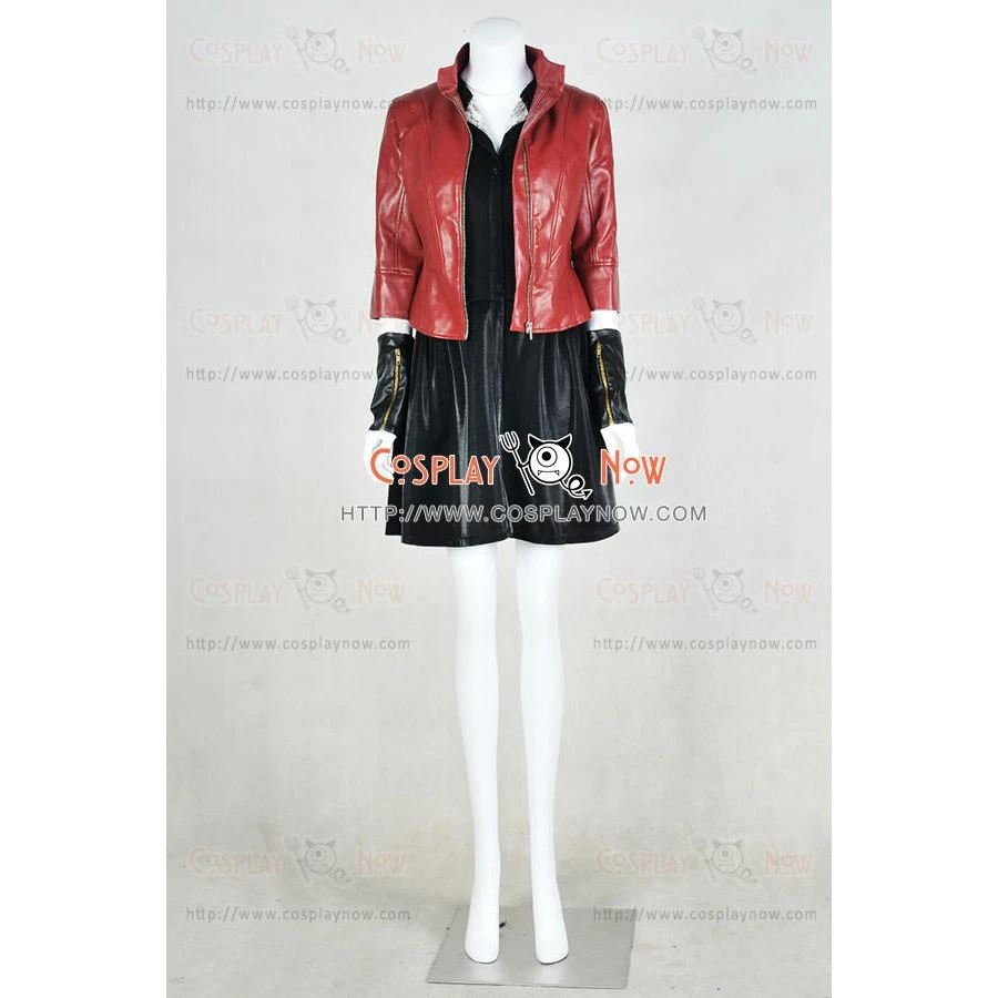 Wanda Maximoff Scarlet Witch From Avengers: Age Of Ultron Cosplay Costume 3 Wanda Maximoff Scarlet Witch From Avengers: Age Of Ultron Cosplay Costume