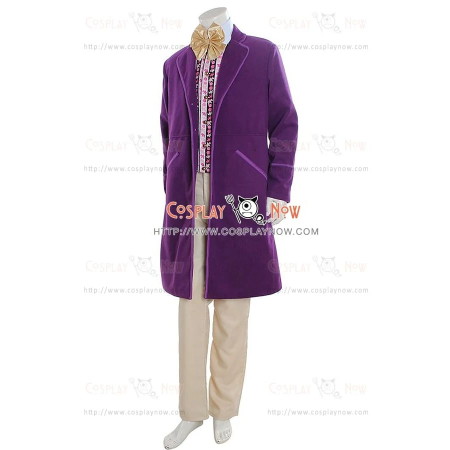 Willy Wonka Costume For Charlie And The Chocolate Factory Cosplay 3 Willy Wonka Costume For Charlie And The Chocolate Factory Cosplay