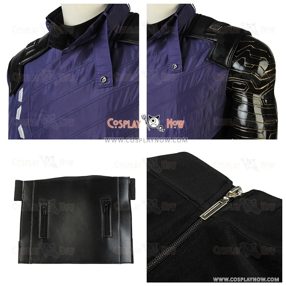 Winter Soldier Bucky Barnes The Avengers Captain America Cosplay Costume 14 Winter Soldier Bucky Barnes The Avengers Captain America Cosplay Costume - Image 12
