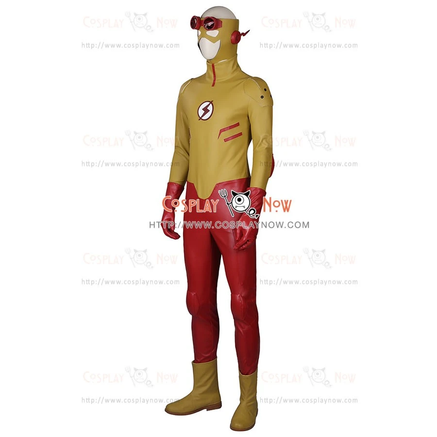 Young Justice Kid Flash Cosplay Costume 4 Young Justice Kid Flash Cosplay Costume - Image 2